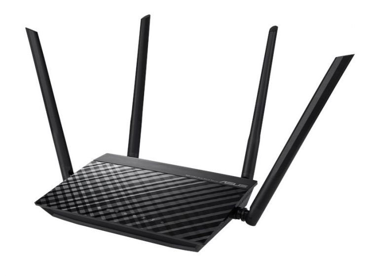 купить Двухдиапазонный беспроводной маршрутизатор ASUS RT-AC1200RU стандарта Wi-Fi 802.11ac, 90IG0550-BR3430 в Алматы