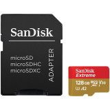 купить SanDisk Extreme microSDXC 128GB + SD Adapter + Rescue Pro Deluxe 160MB/s A2 C10 V30 UHS-I U4; EAN: 619659169688 в Алматы