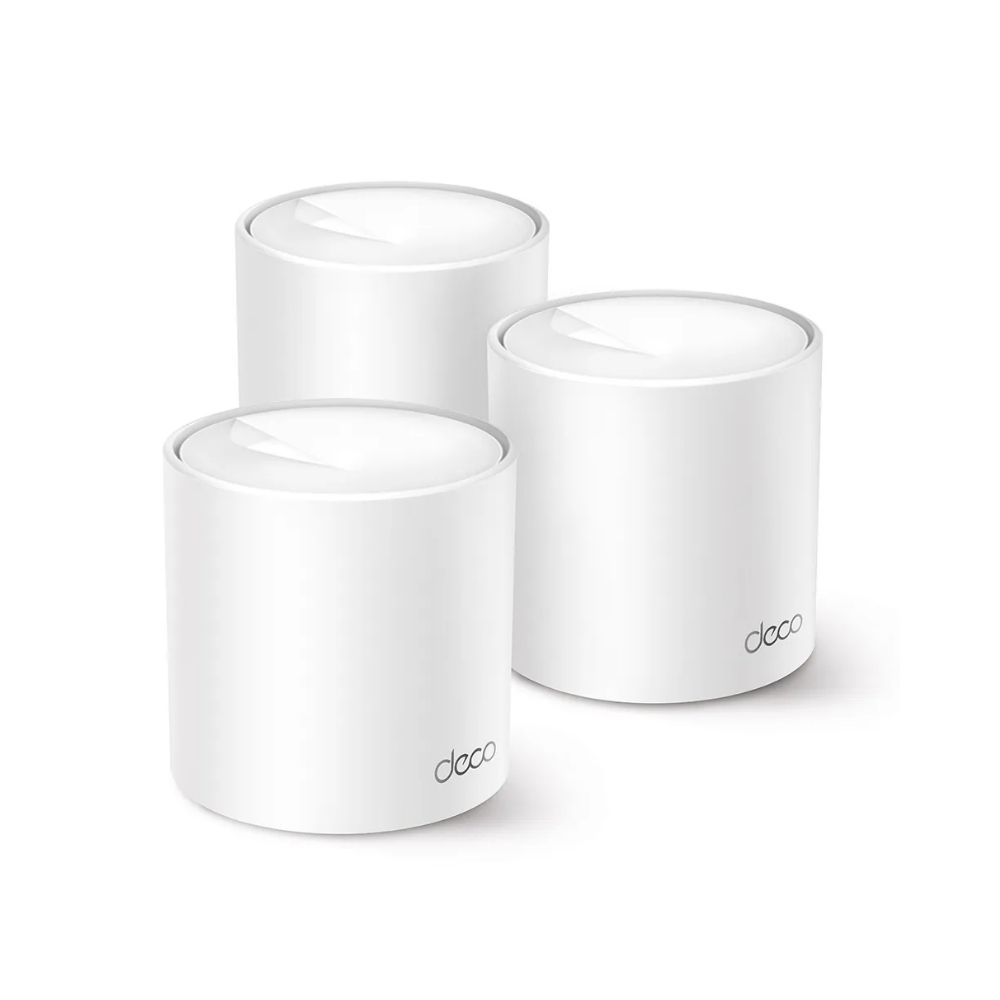 Купить Домашняя Mesh Wi-Fi система GbE AX1500 Tp-Link Deco X1500 (3 устройства) <Бесшовный роуминг, Wi-Fi 6, 5 ГГц: до 1201 Мбит/с (802.11ax), 2,4 ГГц: до 300 Мбит/с (802.11ax), 802.11ax/ac/a/b/g/n, 2 гигабитных порта LAN/WAN, Beamforming, MU-MIMO, OFDMA, H в Алматы