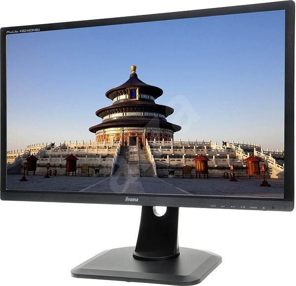 купить Монитор LCD 23.8** [16:9] 1920х1080(FHD) MVA, nonGLARE, 250cd/m2, H178&deg;/V178&deg;, 3000:1, 80M:1, 16.7M Color, 4ms, VGA, HDMI, DP, USB-Hub, Height adj, Pivot, Tilt, HAS, Speakers, Swivel, 3Y, Black в Алматы
