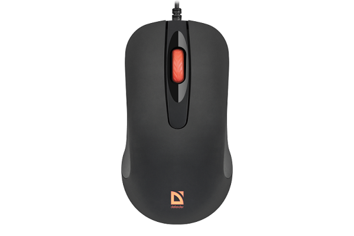 купить Мышь проводная Defender Ultra Classic MB-280 7цветов,3кнопки,1000dpi,черный, НОВИНКА! в Алматы