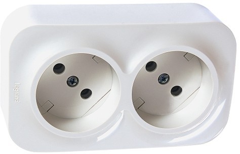купить Legrand 782212 Розетка 2X2К без шт БЕЛ /  в Алматы