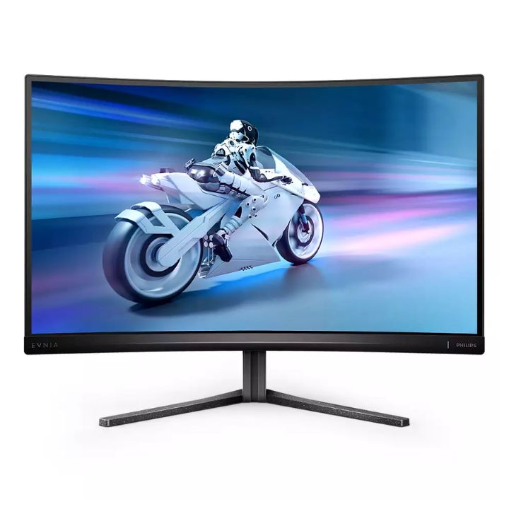 купить Монитор 27" PHILIPS 27M2C5500W (00/01) VA 2560x1440 240Hz Curved 1мс 400кд 3000:1 2xHDMI 2xDP Черный в Алматы