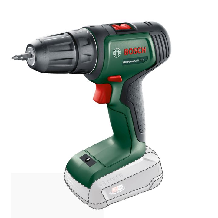 купить Аккумуляторный шуроповёрт BOSCH UniversalDrill 18v (2x1,5 ah) + AL 1810 в Алматы
