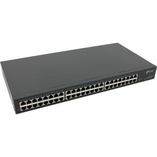 купить Коммутатор 48-портовый Tp-Link TL-SF1048 48-port 10/100Mbit, 1U 19-дюймов, стоечный, металический корпус в Алматы