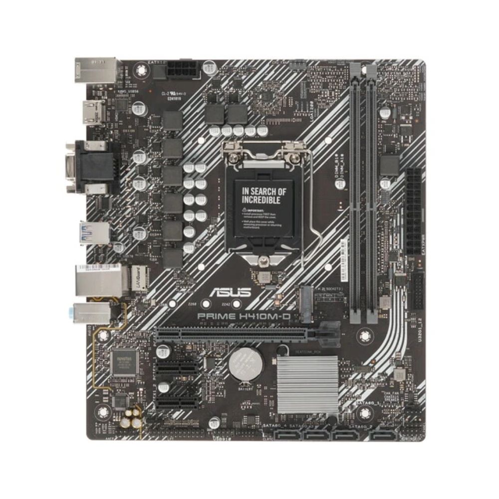 купить Сист. плата Asus PRIME H410M-D, H410, S1200, 2xDIMM DDR4, 1xPCI-E x16, 2xPCI-E x1, 1xM.2, 4xSATA, HDMI, VGA mATX в Алматы