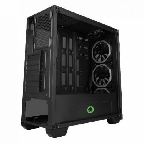 купить Корпус Gamemax Vision RC (RGB Addresable lights + controller) (3xLED Rainbow RGB Fan) ATX 3*3,5 2*2,5 7слотов VGA415мм CPU163мм Сталь0,6мм (210мм 459мм 442мм (ШxВxД)) (Передняя панель: 2xUSB2.0 / 1xUSB3.0 / наушники + микрофон (HD)) в Алматы