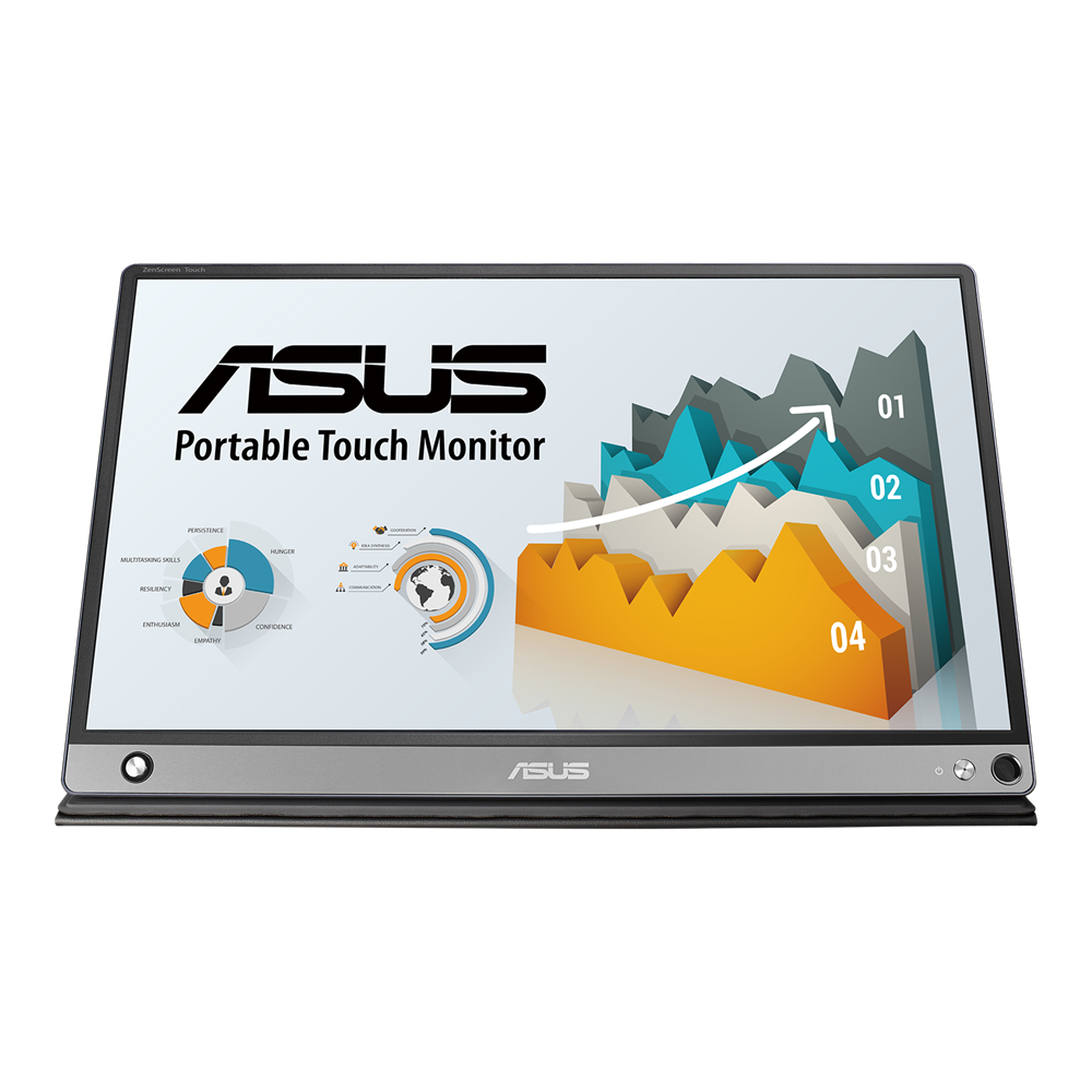 купить Монитор ASUS ZenScreen Touch MB16AMT IPS,15,6", 16:9 FHD 60Hz,250cd/m2,700:1,178/178,5ms,Spkrs 1W,USB-C,microHDMI в Алматы