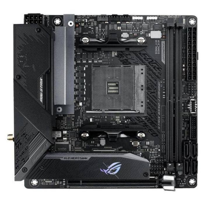 купить Материнская плата ASUS ROG STRIX B550-I GAMING AM4 2xDDR4 4xSATA3 Raid 2xM.2 HDMI DP mATX в Алматы