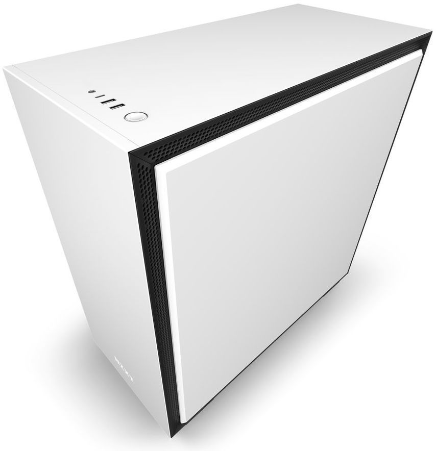 купить Корпус NZXT H710  CA-H710B-W1 Mid Tower White/Black Chassis with 3x120,1x140mm Aer F Case Fans в Алматы