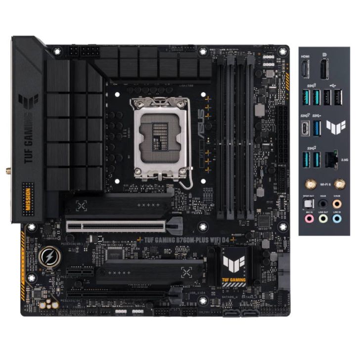 купить Сист. плата ASUS TUF GAMING B760M-PLUS WIFI D4 в Алматы