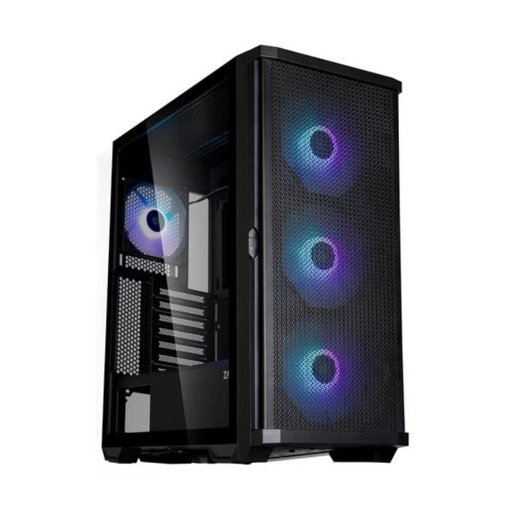 купить Компьютерный корпус Zalman Z10 Plus BLACK, MidT, 2xUSB3.0, 1 x USB Type-C, 1x140mm ARGB, 1x120mm ARG в Алматы