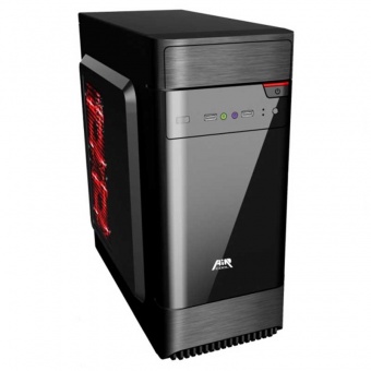 купить Корпус без БП AIR-Cool CA-115, Форм-фактор  Middle-Tower, ATX/Micro-ATX, Сталь 0,45мм,  USB 2.0x2, 1xнаушники, 1x микрофон, 7 слотов расширения, Внешние слоты: 1х5,25*, Внутренние слоты: 2х3,5*, 1х2,5* , Размер 175х410x385 мм. Цвет Черный.            в Алматы