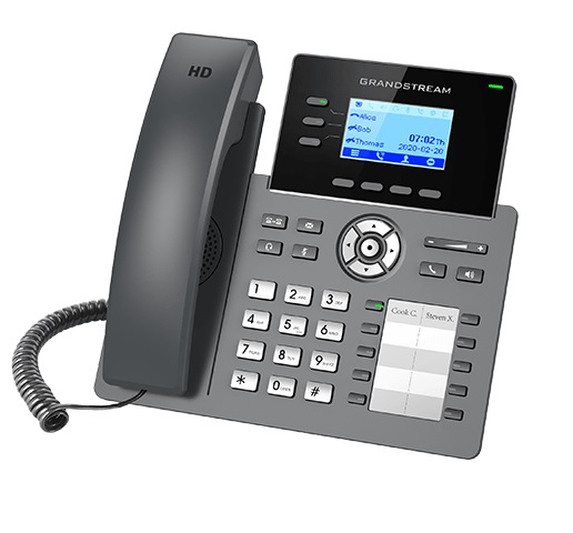 купить Grandstream GRP2604P, Carrier-Grade IP Phones, 3 lines, 6 SIP accounts, 10 BLF keys, Dual 10/100/1000 Mbps Ethernet ports, HD audio, PoE в Алматы