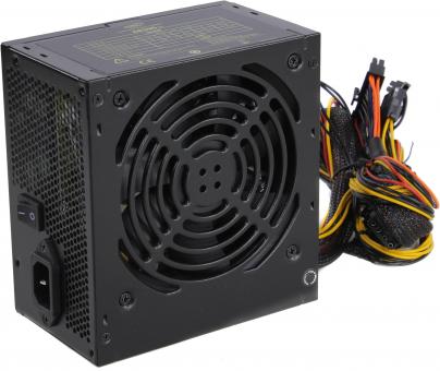 купить Блок питания, Deepcool, DE500 DP-DE500US-PH, 500W, ATX, None-PFC, 20 4pin, 4 4pin, 4*Sata, 3*Molex, 1*PCI-E 6 2pin, Вентилятор 12см, Кабель питания, Чёрный в Алматы