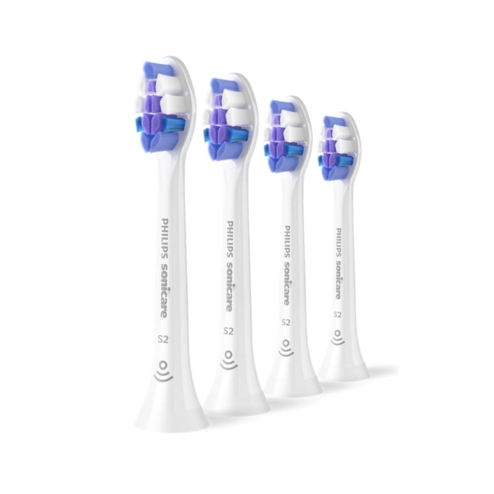 купить Стандартные насадки для звуковой зубной щетки Philips Sonicare Sensitive HX6054/87 4 шт в Алматы