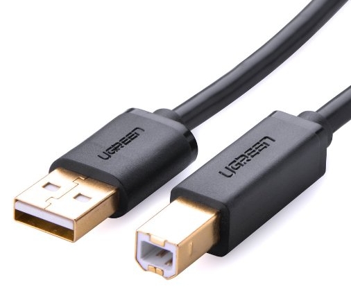купить Кабель для принтера Ugreen US135 10351 <USB 2.0, 3М> V2 в Алматы