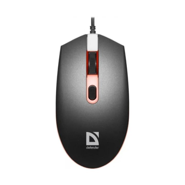 купить Мышь проводная Defender Dot MB-986 7цветов,4D,1000/1600dpi в Алматы