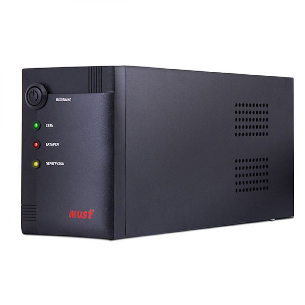 купить CW 2000 MUST line-interactive UPS 1000VA LED USB RJ45 battery: 12V7AH*2 SCHUKO output в Алматы