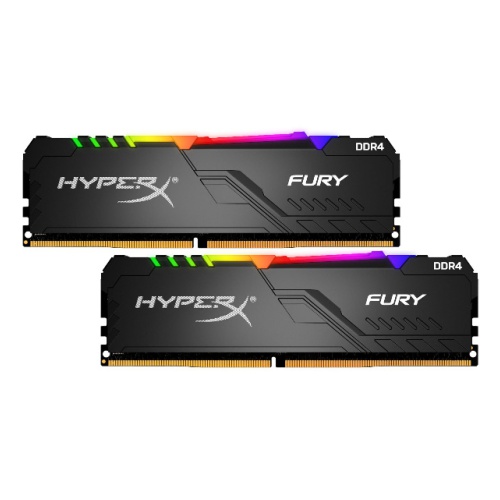 купить ОЗУ Kingston HyperX Fury RGB 32Gb (16x2)/3600MHz CL17, 1.35V, HX436C17FB3AK2/32 в Алматы