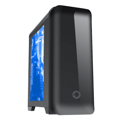 купить Корпус ПК без БП GameMax H602 BK Explorer Black <MATX, 2x3.5, 2x2.5, 1xUSB 3.0, 2 x USB 2.0, HD Audio, Microphone188x440x407mm> в Алматы