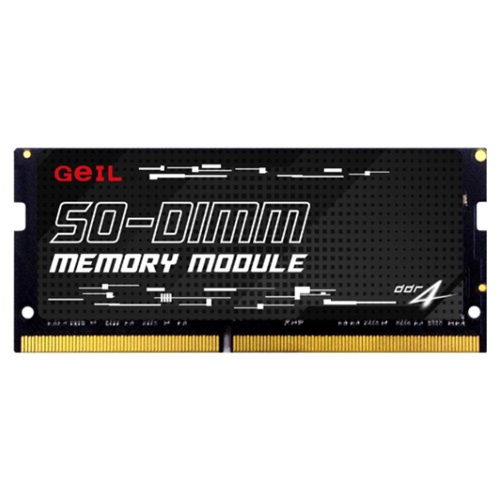 купить Оперативная память для ноутбука 16Gb DDR4 3200MHz GEIL SO-DIMM 22-22-22-52 GS416GB3200C22S в Алматы
