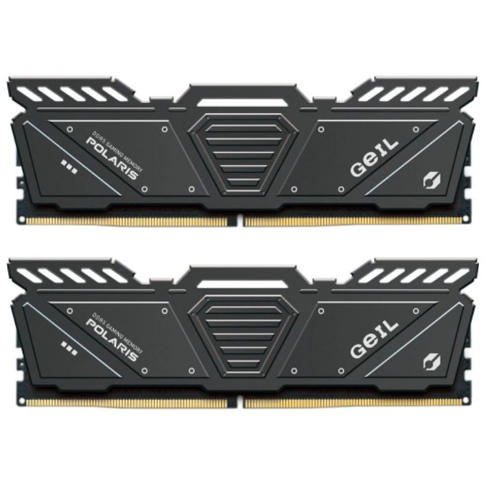 купить Оперативная память 32GB Kit (2x16GB) GEIL Polaris 5200Mhz DDR5 PC5-41600 GOG532GB5200C42DC Gray в Алматы