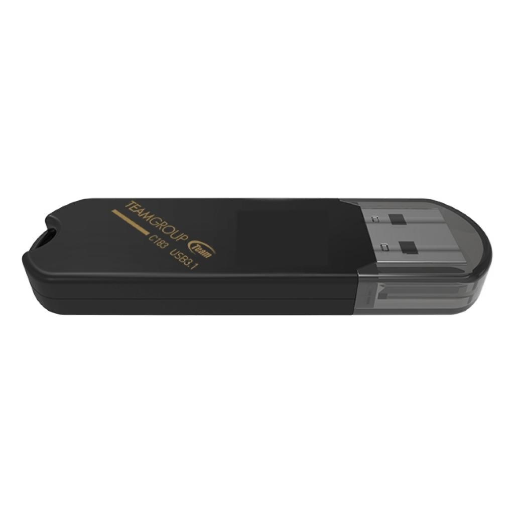 купить Устройство хранения данных USB Flash Team Group TEAM C183 3.0 DRIVE 128GB BLACK, TC1833128GB01 в Алматы