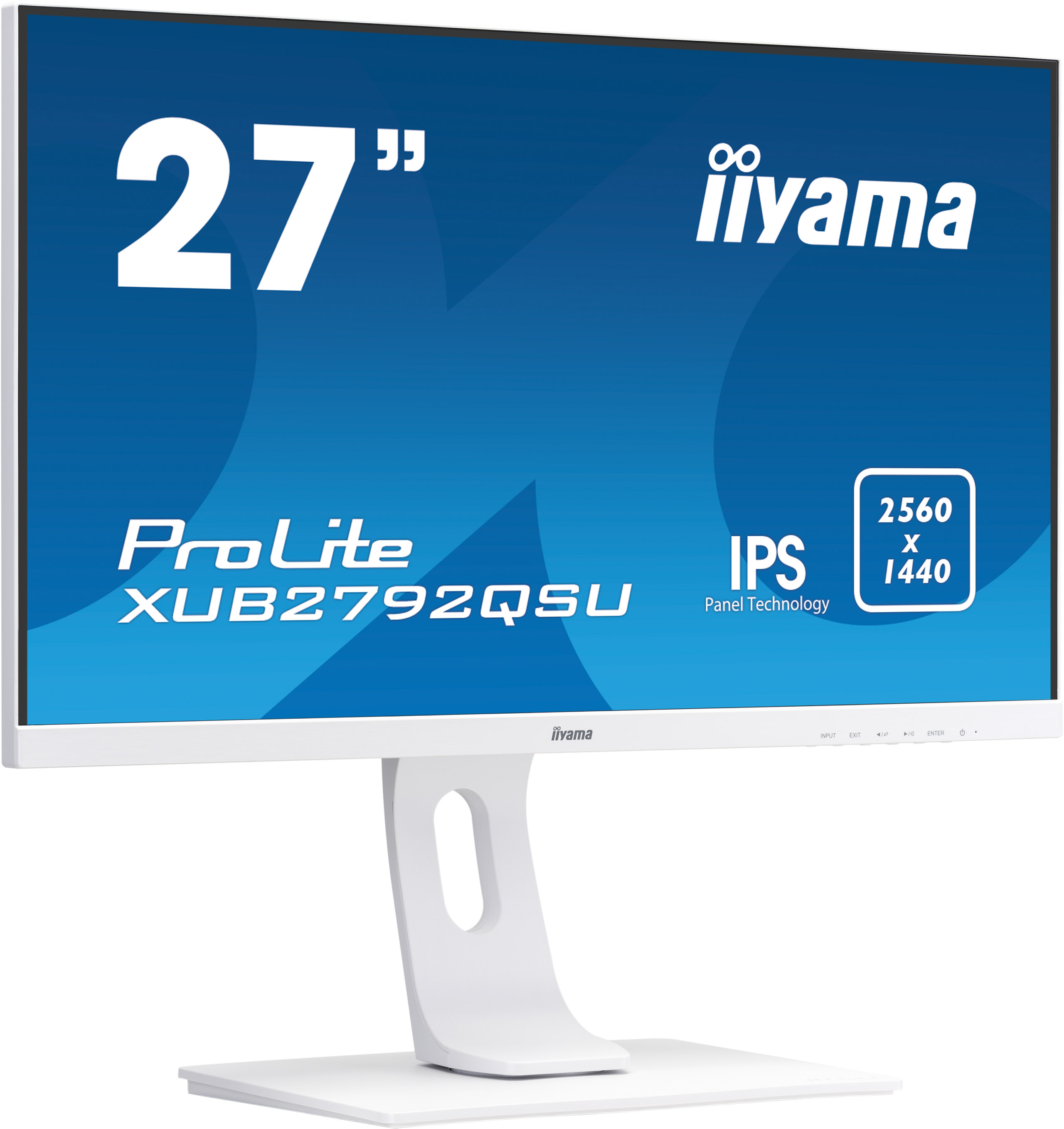 купить XUB2792QSU-W1 Монитор LCD 27** 16:9 2560х1440 IPS, nonGLARE, nonTOUCH, 350cd/m2, H178&deg;/V178&deg;, 1000:1, 5M:1, 16,7M Color, 5ms, DVI, HDMI, DP, USB Tilt, Speakers, 3Y, White в Алматы