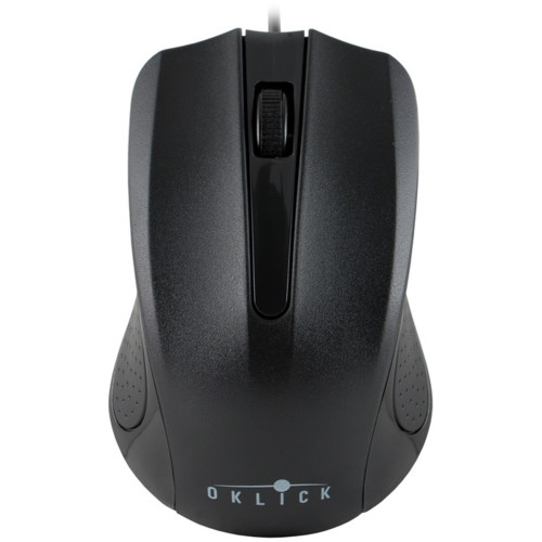 купить Мышь Oklick 225M черный оптическая (1200dpi) USB (2but) в Алматы