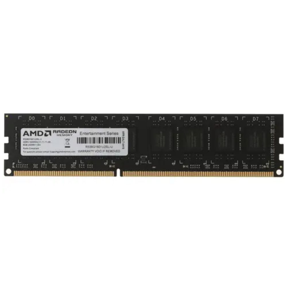 Оперативная память 8Gb DDR3L 1600MHz AMD Radeon R5 Entertainment Series ...