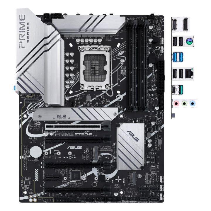 купить Сист. плата ASUS PRIME Z790-P-CSM,  Z790, 1700, 4xDDR5, 3xPCI-Ex16, PCI-Ex1, 3xM.2, 4xSATA, DP, HDMI, Realtek 2.5Gb, BOX в Алматы