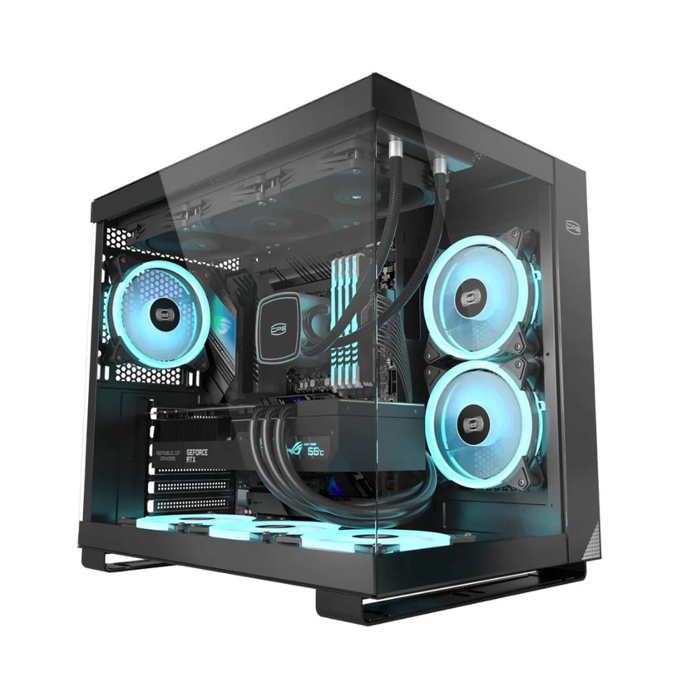 купить Корпус PCCooler C3 T500 BK ATX/MATX/ITX USB3.1 Gen 2 Type-C, USB3.0, USB2.0 Black в Алматы