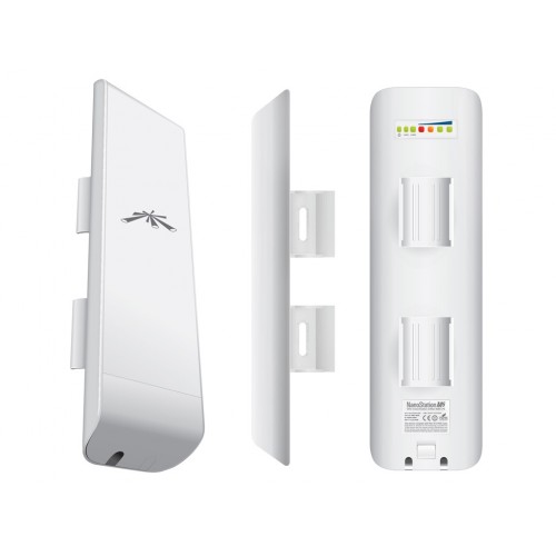 купить Точка доступа наружная Ubiquiti NanoStation M5 Всепогодная точка доступа   AirMAX, 5 ГГц, интегрированная антенна 16 дБ в Алматы