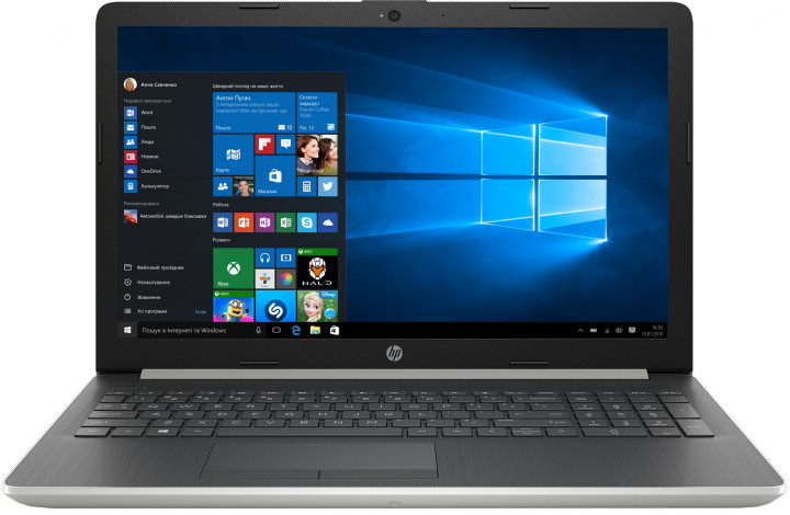 купить HP Notebook 15-da1008ur Core i5-8265U quad/8GB DDR4/1TB 5400rpm/Intel UHD Graphics/15.6 FHD Antiglare slim SVA/W10 Home/Natural Silver в Алматы