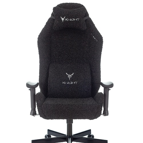 купить Кресло игровое Knight T1 черный экомех с подголов. крестовина металл в Алматы