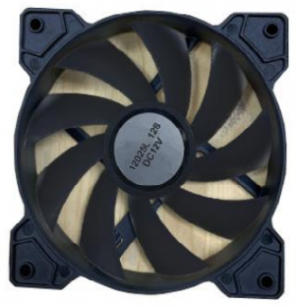 купить Вентилятор для корпуса Wintek M1-12BL, 120mm, 1100rpm, Black, 3p 4pin в Алматы