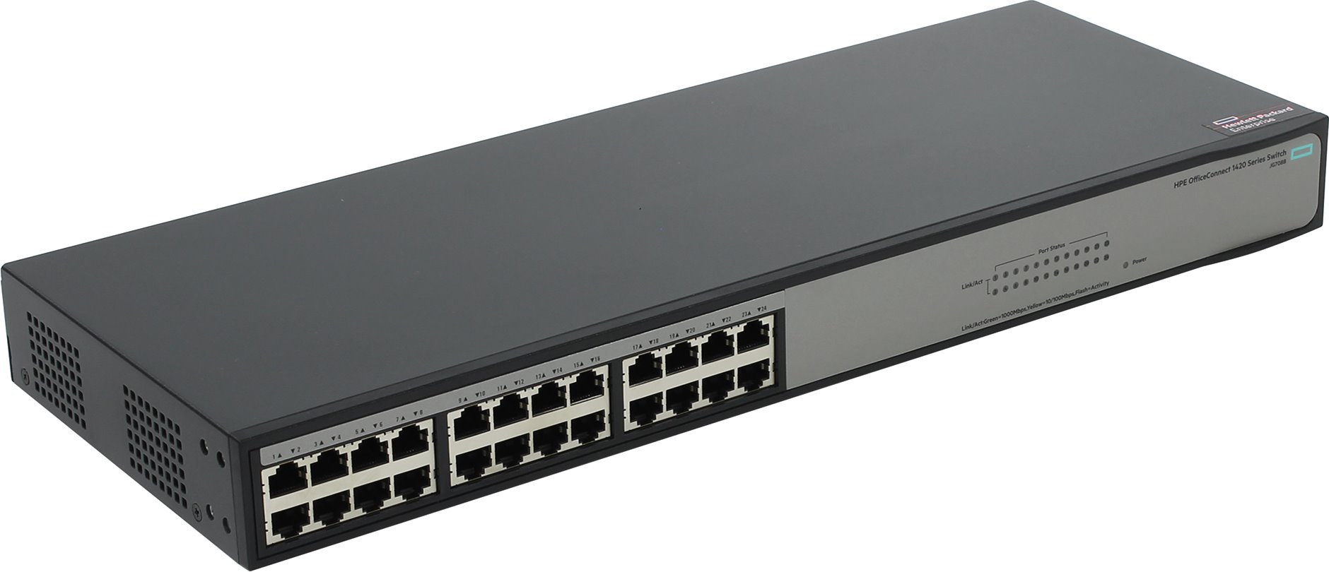 купить Коммутатор JG708B HPE OfficeConnect 1420 24G Layer 2 Switch (24xRJ-45 10/100/1000 ports) в Алматы