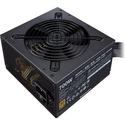 купить Блок питания CoolerMaster MWE 700 BRONZE 700W 240V, Active PFC, КПД >85%, 1x 20+4PIN, 1x 4+4PIN, 6x SATA, 4x 4-PIN, 1x8-PIN, 4xPCI-E 6+2PIN Вентилятор 120mm, MTBF 100,000 Hours MPE-7001-ACAAB в Алматы