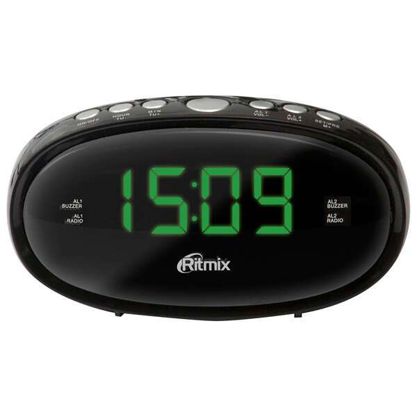 купить Радиочасы Ritmix RRC-616 black в Алматы