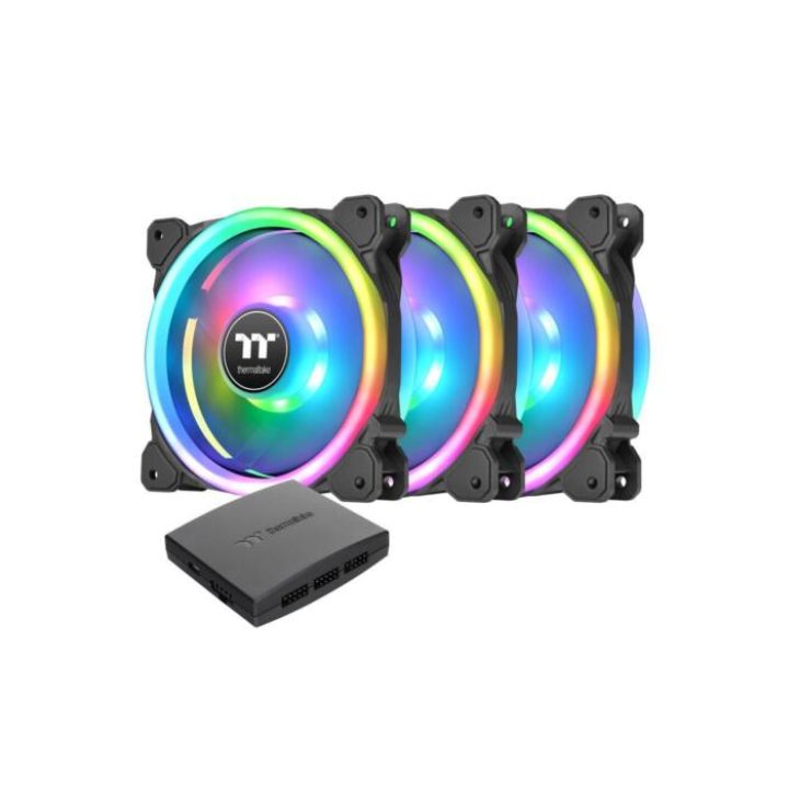 купить Кулер для компьютерного корпуса Thermaltake SWAFAN 14 RGB Radiator Fan TT Premium Edition (3-Fan Pac) в Алматы