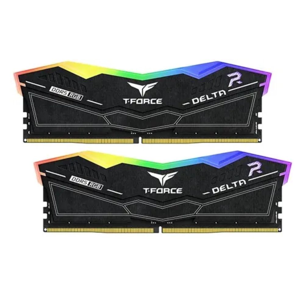 купить ОЗУ Team T-Force Delta RGB 32 Gb (16 x 2)/6200 MHz DDR5, CL38, 1.25 v, FF3D532G6200HC38ADC01 в Алматы