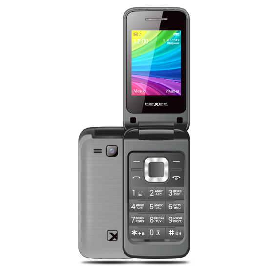 купить Мобильный телефон Texet TM-204 антрацит в Алматы