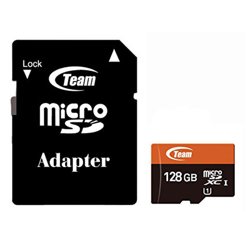 купить Карта памяти Team Group TUSDX128GUHS03, Micro-SDHC, 128GB, Class UHS-I, w/Adapt в Алматы