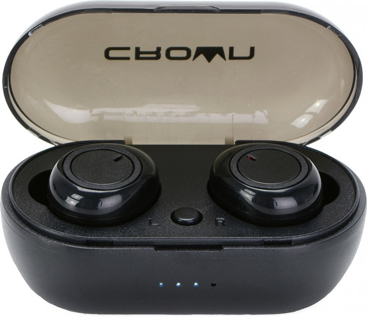 купить Полностью беспроводные наушники CROWN CMTWS-5001 black в Алматы