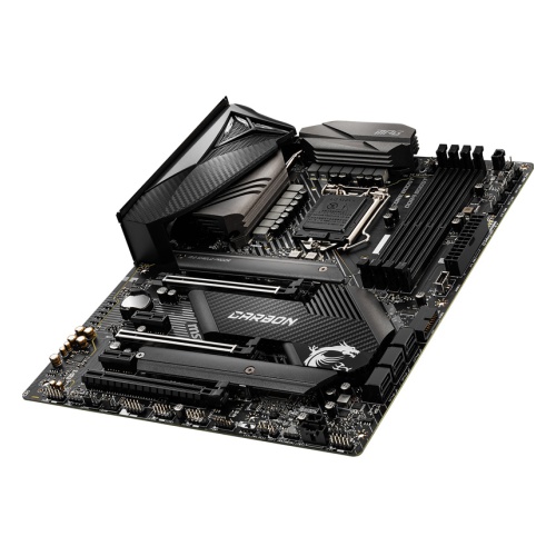 купить Материнская плата MSI MPG Z490 GAMING CARBON WIFI LGA1200 iZ490 4xDDR4 6xSATA3 RAID 2xM.2 HDMI DP ATX в Алматы
