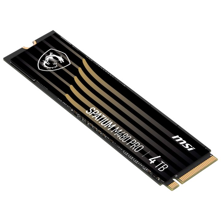 купить MSI&nbsp;SPATIUM M480 PRO PCIe 4.0 NVMe M.2 4TB в Алматы