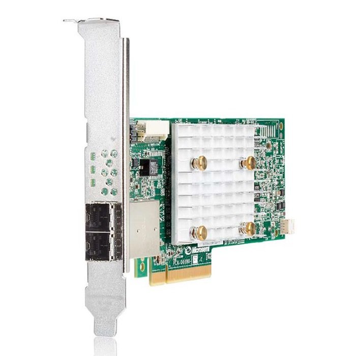 купить Контроллер 804398-B21 HPE Smart Array E208e-p SR Gen10 (8 External Lanes/No Cache) 12G SAS PCIe Plug-in Controller в Алматы