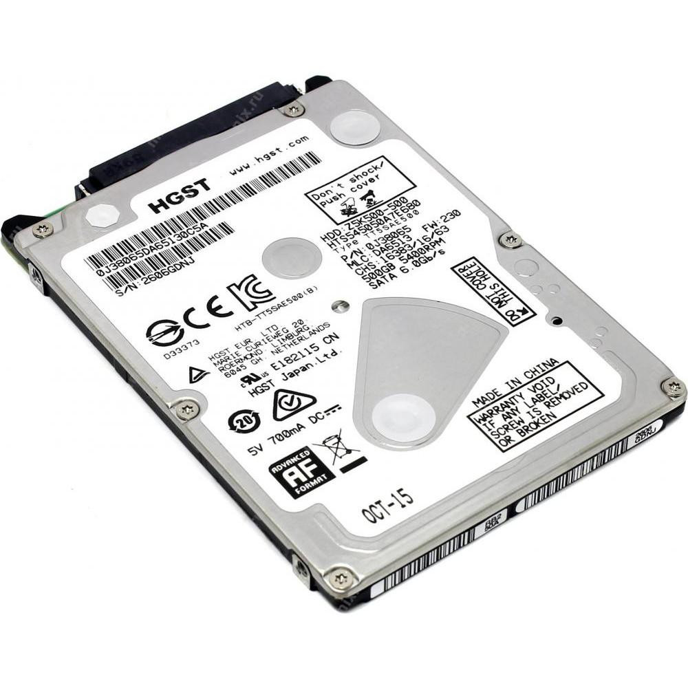 купить Жесткий диск для ноутбука Hitachi 500Gb Travelstar HTS545050A7E680 Z5K500 8Mb 2.5* 5400prm SATA3. Толщина 7мм ЛУЧШАЯ ЦЕНА!!! в Алматы