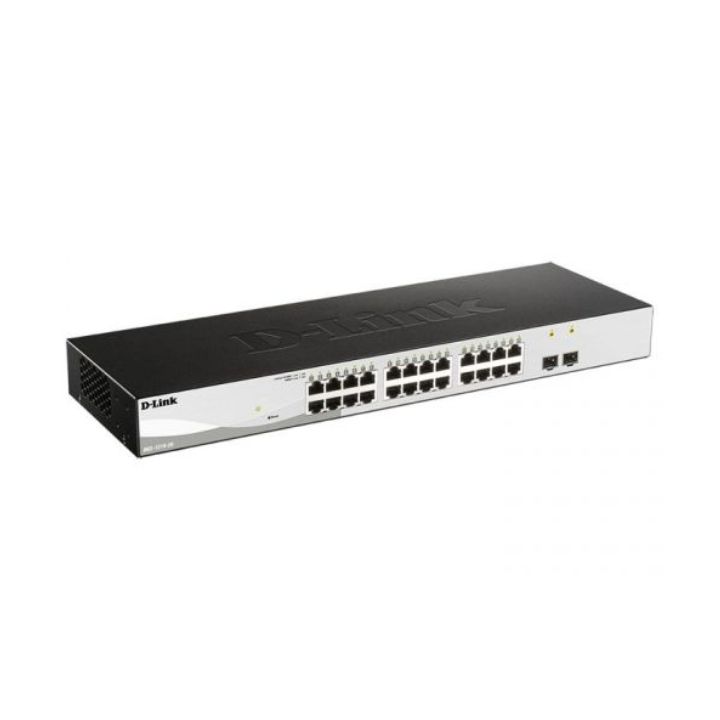 купить D-Link DGS-1210-26/FL1A  Управляемый L2 коммутатор с 24 портами 10/100/1000Base-T и 2 портами 1000B в Алматы